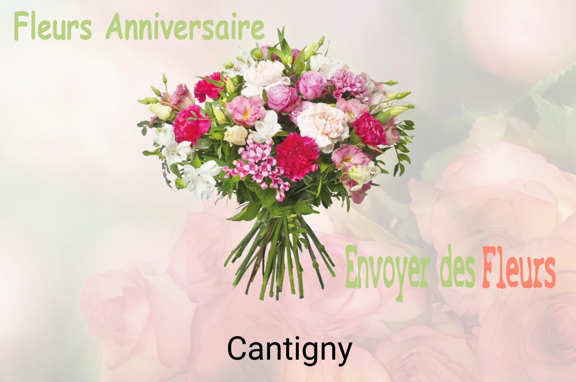 Bouquet de fleurs d’anniversaire livré à Cantigny
